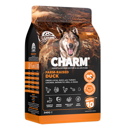 Charm Farm-Raised Duck ЧАРМ ФЕРМЕРСЬКА КАЧКА сухий беззерновий холістик корм для собак, 340 г