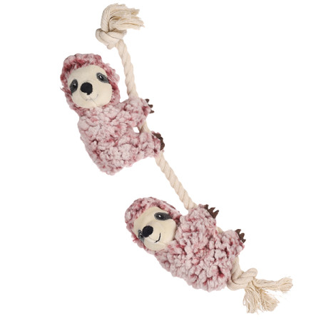 Flamingo Hangta Sloth with Rope ФЛАМІНГО ЛІНИВЕЦЬ З КАНАТОМ іграшка з пищалкою для собак Flamingo Hangta Sloth with Rope ФЛАМІНГО ЛІНИВЕЦЬ З КАНАТОМ іграшка з пищалкою для собак