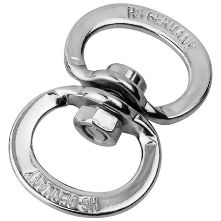 Sprenger Double Swivel СПРЕНГЕР ДВОЙНОЕ ПОВОРОТНОЕ КОЛЬЦО для ошейника собак, никелированная сталь Sprenger Double Swivel СПРЕНГЕР ДВОЙНОЕ ПОВОРОТНОЕ КОЛЬЦО для ошейника собак, никелированная сталь