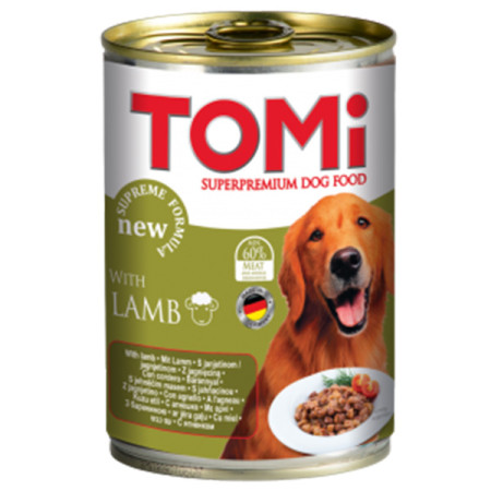 TOMi Lamb ТОМІ ЯГНЯ консерви для собак, вологий корм TOMi Lamb ТОМІ ЯГНЯ консерви для собак, вологий корм