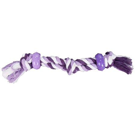 Flamingo Cotton Rope Rubber ФЛАМІНГО КОТОН РОУП РАБЕР канат з 2 кільцями та вузлами іграшка для собак Flamingo Cotton Rope Rubber ФЛАМІНГО КОТОН РОУП РАБЕР канат з 2 кільцями та вузлами іграшка для собак