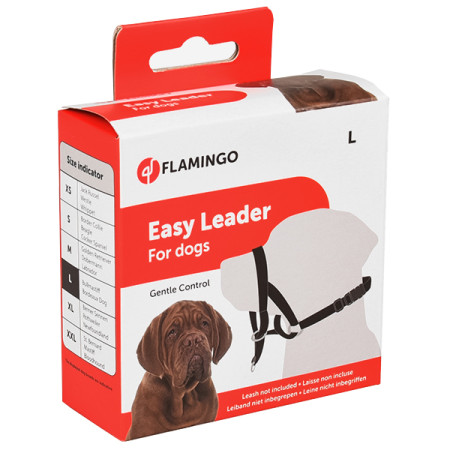 Flamingo Easy Leader L ФЛАМІНГО ІЗІ ЛІДЕР намордник для корекції поведінки собак, бульмастиф, бордоський дог, L Flamingo Easy Leader L ФЛАМІНГО ІЗІ ЛІДЕР намордник для корекції поведінки собак, бульмастиф, бордоський дог, L