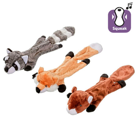 Flamingo Plish Flat Toy ФЛАМІНГО ЛИСИЦЯ БОБЕР ЄНОТ м’яка іграшка з пищалкою для собак Flamingo Plish Flat Toy ФЛАМІНГО ЛИСИЦЯ БОБЕР ЄНОТ м’яка іграшка з пищалкою для собак