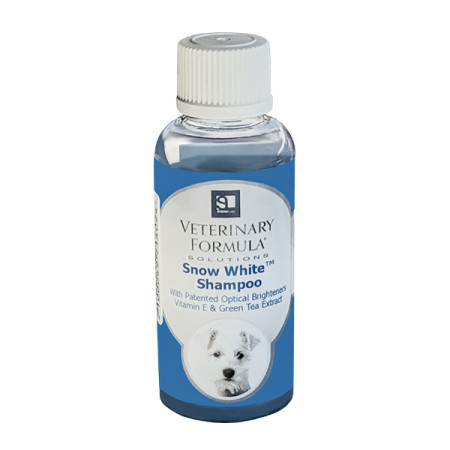 Veterinary Formula Snow White Shampoo ВЕТЕРИНАРНА ФОРМУЛА БІЛОСНІЖНО БІЛИЙ шампунь для собак і котів зі світлою шерстю, 0.045 л Veterinary Formula Snow White Shampoo ВЕТЕРИНАРНА ФОРМУЛА БІЛОСНІЖНО БІЛИЙ шампунь для собак і котів зі світлою шерстю, 0.045 л