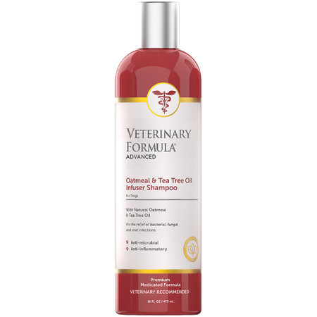 Veterinary Formula Advanced Oatmeal & Tea Tree Oil Shampoo ВЕТЕРИНАРНА ФОРМУЛА ЗВОЛОЖУВАЛЬНИЙ лікувальний шампунь для собак, антибактеріальний, протизапальний, 0.473 л Veterinary Formula Advanced Oatmeal & Tea Tree Oil Shampoo ВЕТЕРИНАРНА ФОРМУЛА ЗВОЛОЖУВАЛЬНИЙ лікувальний шампунь для собак, антибактеріальний, протизапальний, 0.473 л