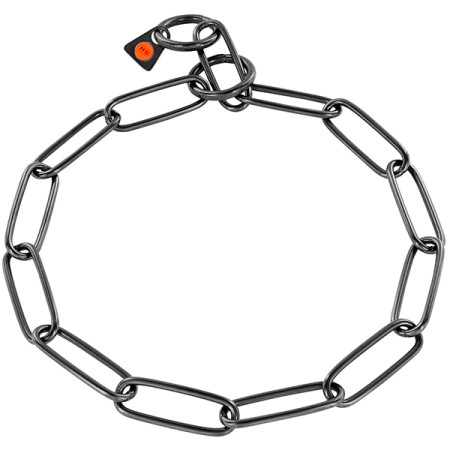 Sprenger Collar Long Link СПРЕНГЕР ОШЕЙНИК для собак, длинное звено 3мм, вороненая нержавеющая сталь, 65 см Sprenger Collar Long Link СПРЕНГЕР ОШЕЙНИК для собак, длинное звено 3мм, вороненая нержавеющая сталь, 65 см