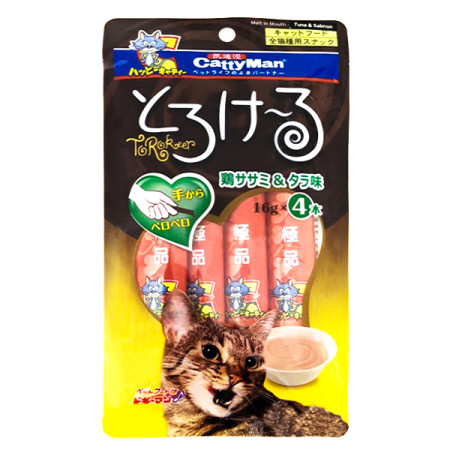 CattyMan Tuna&Salmon КЭТТИМЕН ВКУСНЕЙШИЕ ТУНЕЦ ЛОСОСЬ жидкое лакомство для котов CattyMan Tuna&Salmon КЭТТИМЕН ВКУСНЕЙШИЕ ТУНЕЦ ЛОСОСЬ жидкое лакомство для котов