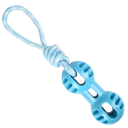 Flamingo Rudo Dumbbell With Rope ФЛАМІНГО РУДО ГАНТЕЛЬ З МОТУЗКОЮ іграшка для собак Flamingo Rudo Dumbbell With Rope ФЛАМІНГО РУДО ГАНТЕЛЬ З МОТУЗКОЮ іграшка для собак
