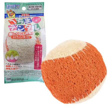 DoggyMan Loofah Ball ДОГГИМЕН МЯЧ ЛЮФА жевательная игрушка для чистки зубов собак DoggyMan Loofah Ball ДОГГИМЕН МЯЧ ЛЮФА жевательная игрушка для чистки зубов собак