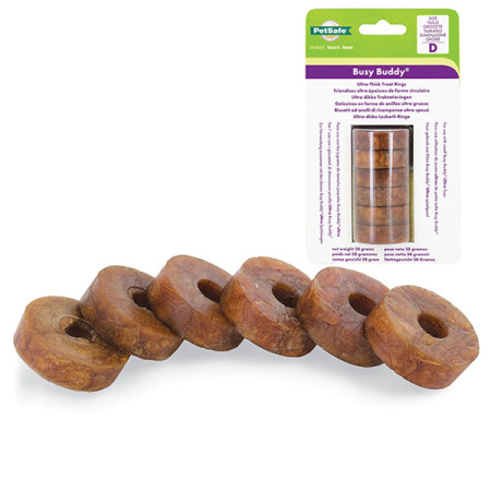 PetSafe Busy Buddy Treat Rings ПЕТСЕЙФ БІЗІ БАДДІ КІЛЬЦЯ жувальні ласощі для собак PetSafe Busy Buddy Treat Rings ПЕТСЕЙФ БІЗІ БАДДІ КІЛЬЦЯ жувальні ласощі для собак