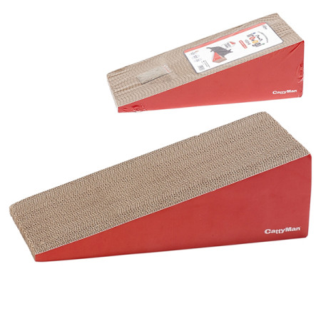 CattyMan Cardboard Scratcher Slope КЭТТИМЭН ТРАМПЛИН картонная когтеточка для котов CattyMan Cardboard Scratcher Slope КЭТТИМЭН ТРАМПЛИН картонная когтеточка для котов