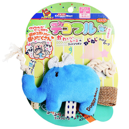 DoggyMan Fully Decorated Elephant ДОГГИМЭН СЛОН С ДЕКОРОМ мягкая игрушка с пищалкой для собак DoggyMan Fully Decorated Elephant ДОГГИМЭН СЛОН С ДЕКОРОМ мягкая игрушка с пищалкой для собак