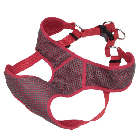 Coastal Comfort Soft Sport Wrap КОСТАЛ КОМФОРТ СОФТ СПОРТ шлея для собак, 55,8 - 71,1 см, цвет серо-красный