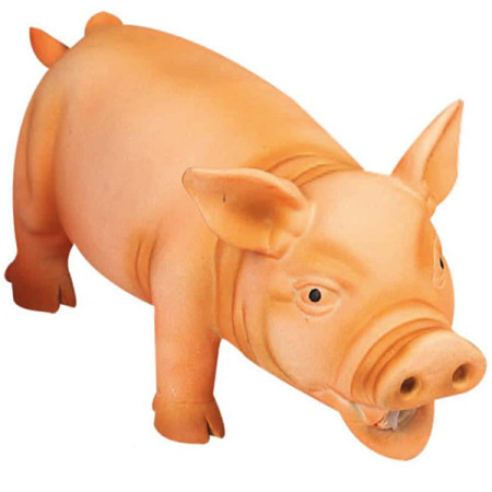 Flamingo Orange Pig ФЛАМІНГО ПОРОСЯ ХРЮКАЮЧЕ ПОМАРАНЧЕВЕ латексна іграшка для собак Flamingo Orange Pig ФЛАМІНГО ПОРОСЯ ХРЮКАЮЧЕ ПОМАРАНЧЕВЕ латексна іграшка для собак