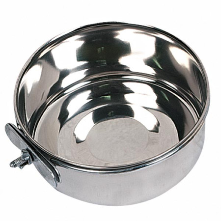 Flamingo Feeding Bowl With Nut ФЛАМІНГО годівниця для гризунів та птахів, навісна з гайкою, 15 см Flamingo Feeding Bowl With Nut ФЛАМІНГО годівниця для гризунів та птахів, навісна з гайкою, 15 см