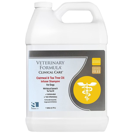 Veterinary Formula Clinical Care Oatmeal&Tea Tree Oil Infuser Shampoo ВЕТЕРИНАРНА ФОРМУЛА ЗВОЛОЖУВАЛЬНИЙ шампунь для собак, антибактеріальний, протизапальний, 3.79 л Veterinary Formula Clinical Care Oatmeal&Tea Tree Oil Infuser Shampoo ВЕТЕРИНАРНА ФОРМУЛА ЗВОЛОЖУВАЛЬНИЙ шампунь для собак, антибактеріальний, протизапальний, 3.79 л
