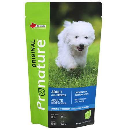 Pronature Original Adult Chicken With Oatmeal ПРОНАТЮР ОРІДЖИНАЛ КУРКА сухий корм для собак, 340 г Pronature Original Adult Chicken With Oatmeal ПРОНАТЮР ОРІДЖИНАЛ КУРКА сухий корм для собак, 340 г