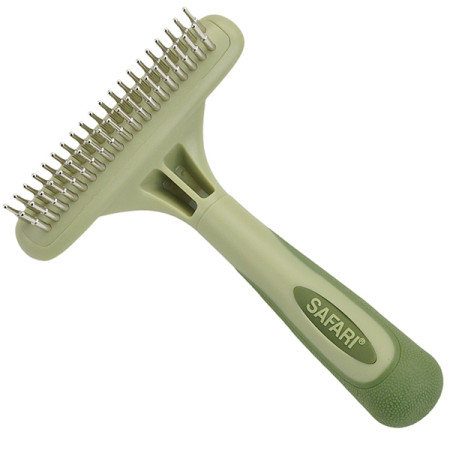 Safari Dog Rotating Pin Double Row Undercoat Rake САФАРІ ГРАБЛІ ДВОРЯДНІ для підшерстка собак Safari Dog Rotating Pin Double Row Undercoat Rake САФАРІ ГРАБЛІ ДВОРЯДНІ для підшерстка собак