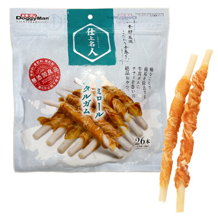DoggyMan Chicken Fillet Dental Gum ДОГГИМЕН ВЯЛЕНАЯ КУРИЦА жвачка 12 см, лакомство для собак