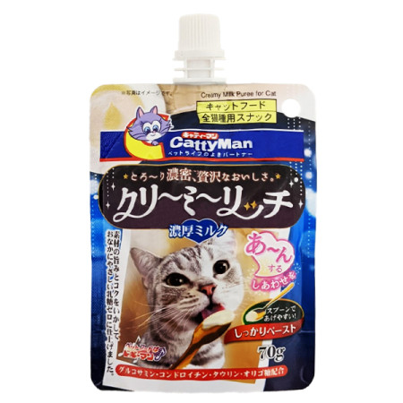 CattyMan Creamy Milk КЭТТИМЕН СЛИВОЧНОЕ ПЮРЕ С МОЛОКОМ жидкое лакомство для котов CattyMan Creamy Milk КЭТТИМЕН СЛИВОЧНОЕ ПЮРЕ С МОЛОКОМ жидкое лакомство для котов