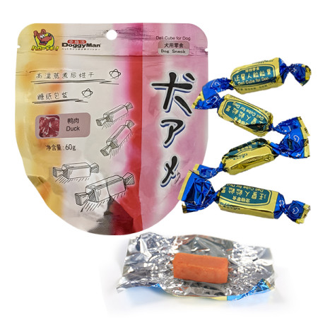 DoggyMan Deli Cube Duck ДОГГИМЕН КОНФЕТЫ КУБИКИ С УТКОЙ лакомство для собак DoggyMan Deli Cube Duck ДОГГИМЕН КОНФЕТЫ КУБИКИ С УТКОЙ лакомство для собак