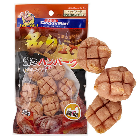 DoggyMan Grilled Chicken Burger ДОГГИМЕН БУРГЕР КУРИЦА НА ГРИЛЕ лакомство для собак DoggyMan Grilled Chicken Burger ДОГГИМЕН БУРГЕР КУРИЦА НА ГРИЛЕ лакомство для собак