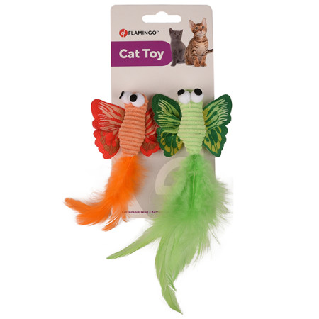 Flamingo Alea Butterfly ФЛАМІНГО МЕТЕЛИК іграшка з котячою м’ятою для котів, набір 2шт. Flamingo Alea Butterfly ФЛАМІНГО МЕТЕЛИК іграшка з котячою м’ятою для котів, набір 2шт.