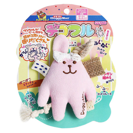 DoggyMan Fully Decorated Rabbit ДОГГИМЭН КРОЛИК С ДЕКОРОМ мягкая игрушка с пищалкой для собак DoggyMan Fully Decorated Rabbit ДОГГИМЭН КРОЛИК С ДЕКОРОМ мягкая игрушка с пищалкой для собак