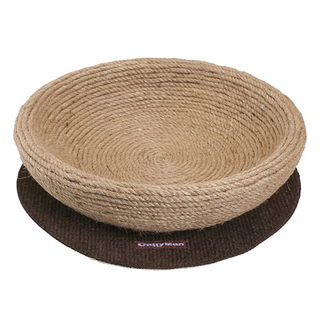 CattyMan Scratcher Jute Bed КЭТТИМЭН СПАЛЬНОЕ МЕСТО лежак-когтеточка для котов CattyMan Scratcher Jute Bed КЭТТИМЭН СПАЛЬНОЕ МЕСТО лежак-когтеточка для котов