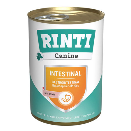 Rinti Canine Veterinary Intestinal mit Rind РІНТІ ВЕТЕРІНАРІ ІНТЕСТІНАЛ ЯЛОВИЧИНА дієтичний вологий корм для собак із захворюваннями ШКТ та підшлункової залози, банка 400 г Rinti Canine Veterinary Intestinal mit Rind РІНТІ ВЕТЕРІНАРІ ІНТЕСТІНАЛ ЯЛОВИЧИНА дієтичний вологий корм для собак із захворюваннями ШКТ та підшлункової залози, банка 400 г