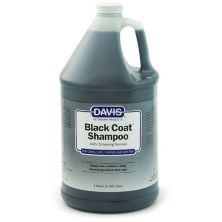 Davis Black Coat Shampoo ДЭВИС БЛЭК КОУТ шампунь для черной шерсти собак, котов, концентрат, 3.8 л