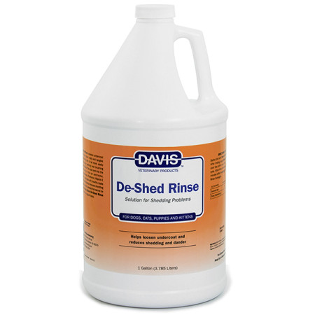 Davis De-Shed Rinse ДЭВИС ОБЛЕГЧЕНИЕ ЛИНЬКИ ополаскиватель для собак и котов, концентрат, 3.8 л
