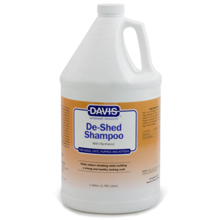 Davis De-Shed Shampoo ДЭВИС ОБЛЕГЧЕНИЕ ЛИНЬКИ шампунь для собак и котов, концентрат, 3.8 л