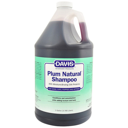 Davis Plum Natural Shampoo ДЭВИС НАТУРАЛЬНАЯ СЛИВА шампунь с протеинами шелка для собак, котов, концентрат, 3.8 л