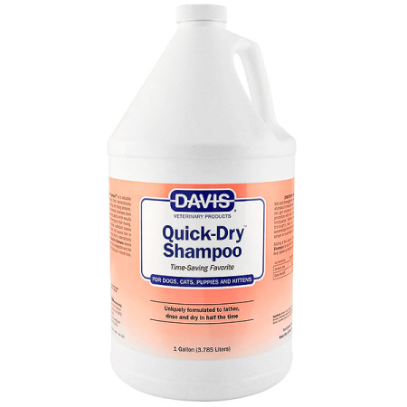 Davis Quick-Dry Shampoo ДЭВИС БЫСТРАЯ СУШКА шампунь для собак и котов, концентрат, 3.8 л