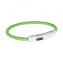 Ошейник Trixie Flash Light Ring USB для собак с подсветкой силиконовый оранжевый размер XS-S 35 см/7 мм
