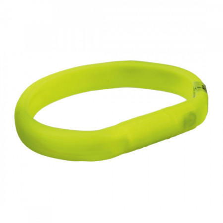 Нашийник Trixie Flash Light Ring USB для собак з підсвічуванням силіконовий зелений розмір L-XL 70 cм/18 мм Нашийник Trixie Flash Light Ring USB для собак з підсвічуванням силіконовий зелений розмір L-XL 70 cм/18 мм