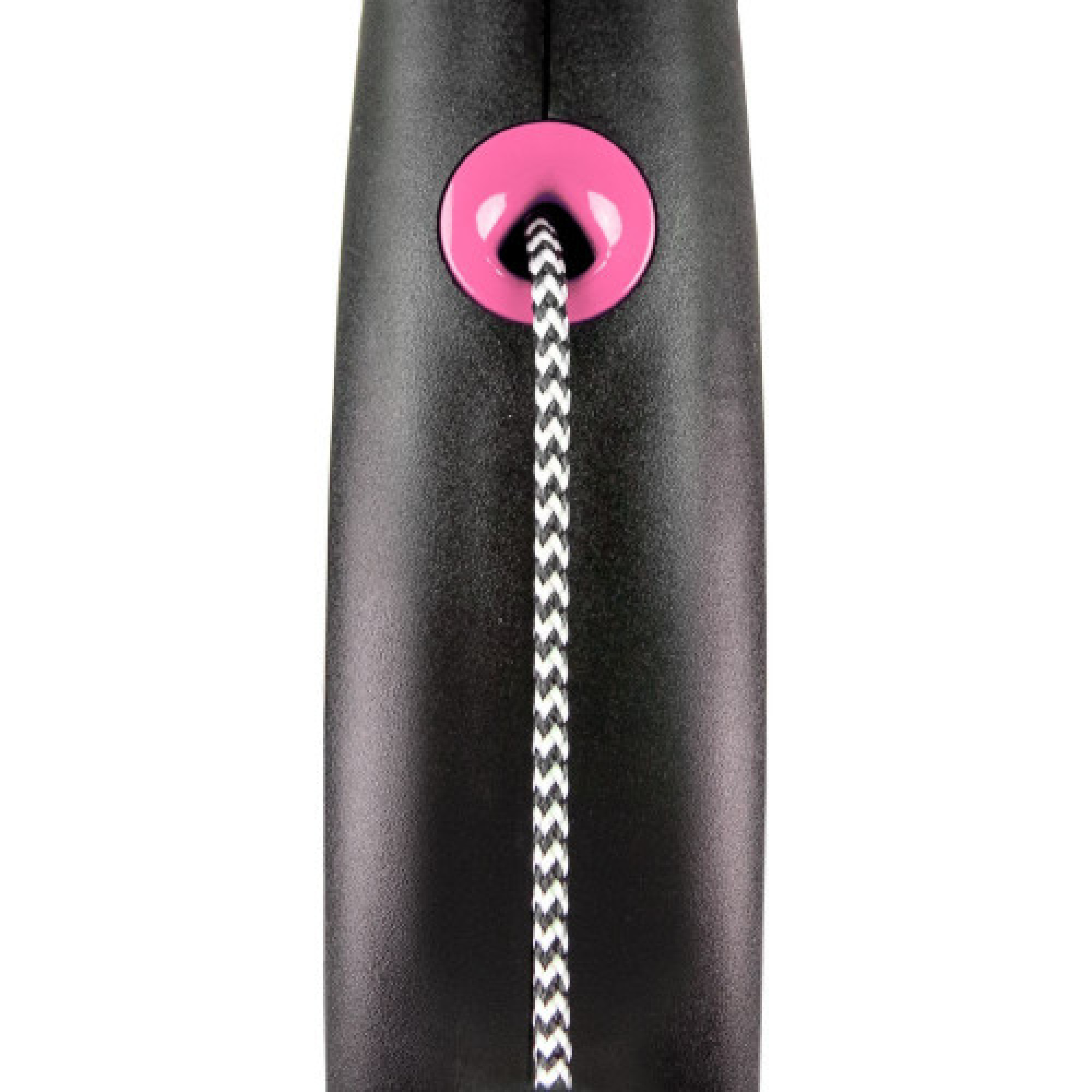 Поводок-рулетка Flexi для собак Black Design трос розовая размер XS 3 м/8 кг