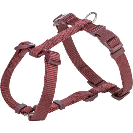 Шлея Trixie Premium H-harness для собак M–L 52–75 см 20 мм бордова Шлея Trixie Premium H-harness для собак M–L 52–75 см 20 мм бордова