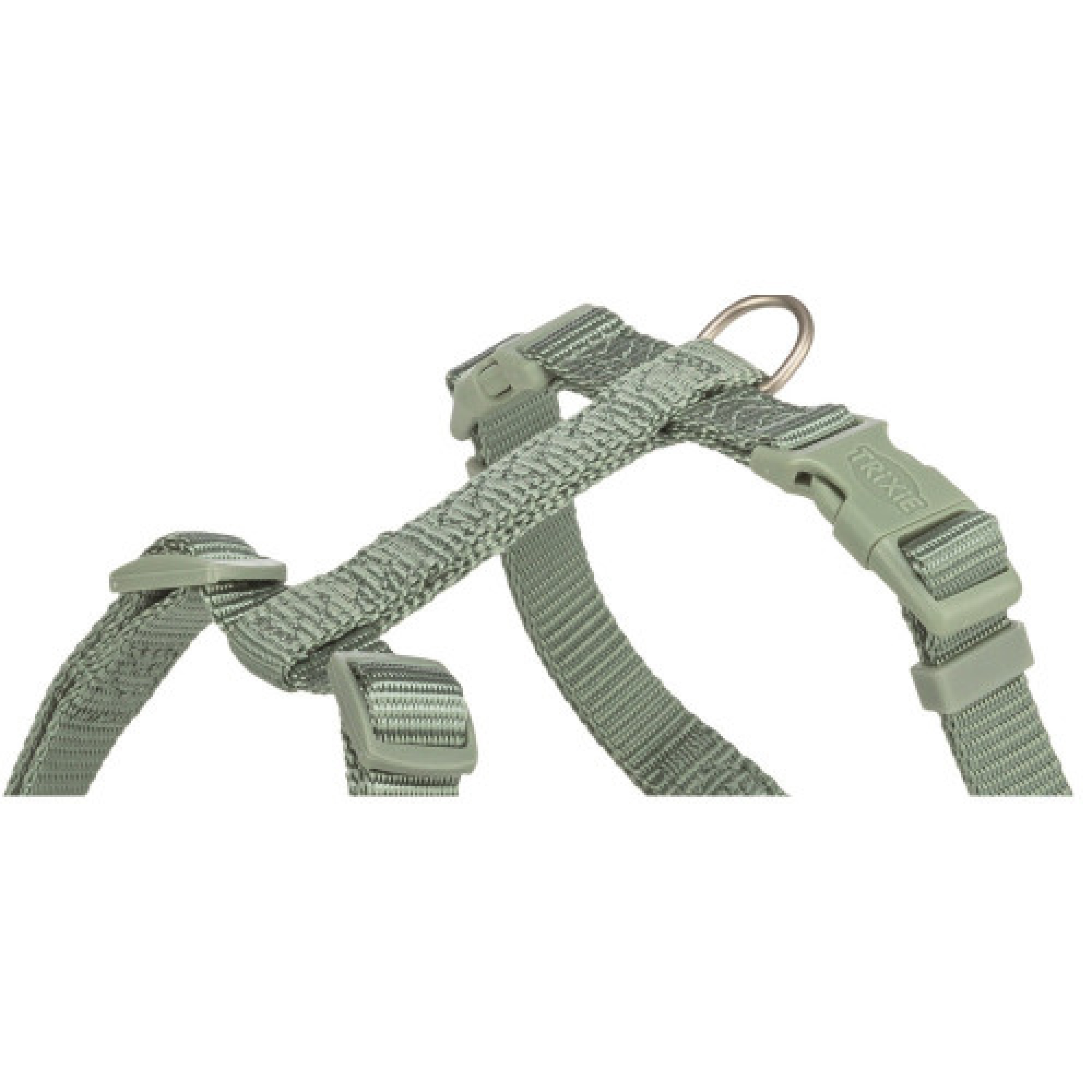 Шлея Trixie Premium H-harness для собак XXS–XS 20–32 см 10 мм светло-зеленая