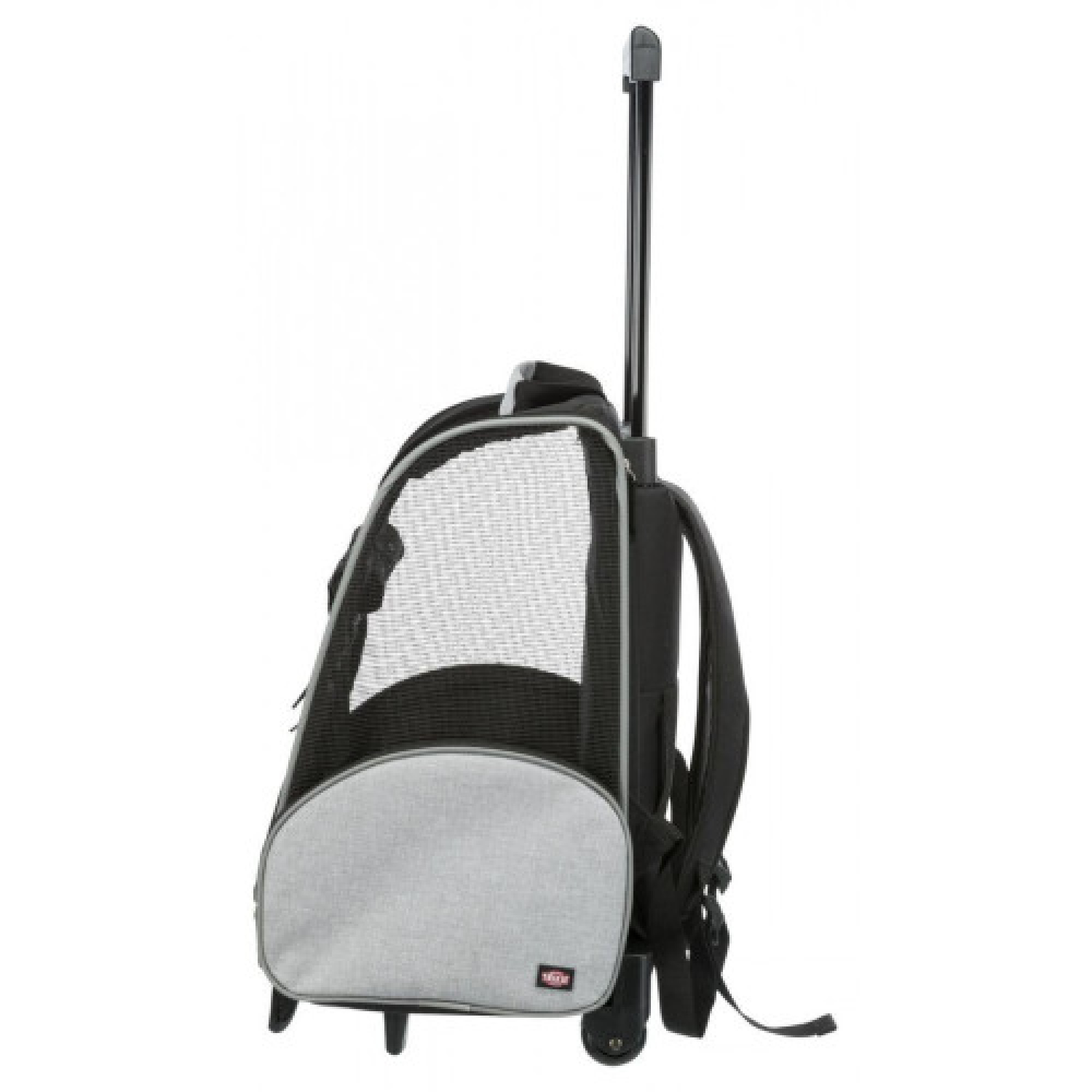 Сумка-рюкзак Trixie для собак Trolley до 8кг из полиэстера черная/серая 32х45х25 см