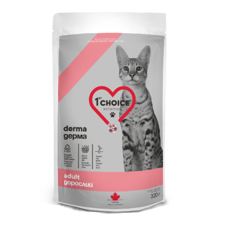 1st Choice Adult Derma ФЕСТ ЧОЙС ДЕРМА сухий дієтичний корм для котів, 320 г