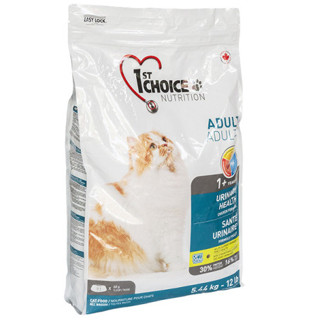 1st Choice Urinary Health ФЕСТ ЧОЙС УРИНАРИ ХЕЛС диетический корм для котов, склонных к мочекаменной болезни, 5.44 кг