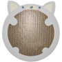 Когтеточка Trixie для котят картонная в форме хомяка с кошачьей мятой 31х2,5х32,5 см светло-серая