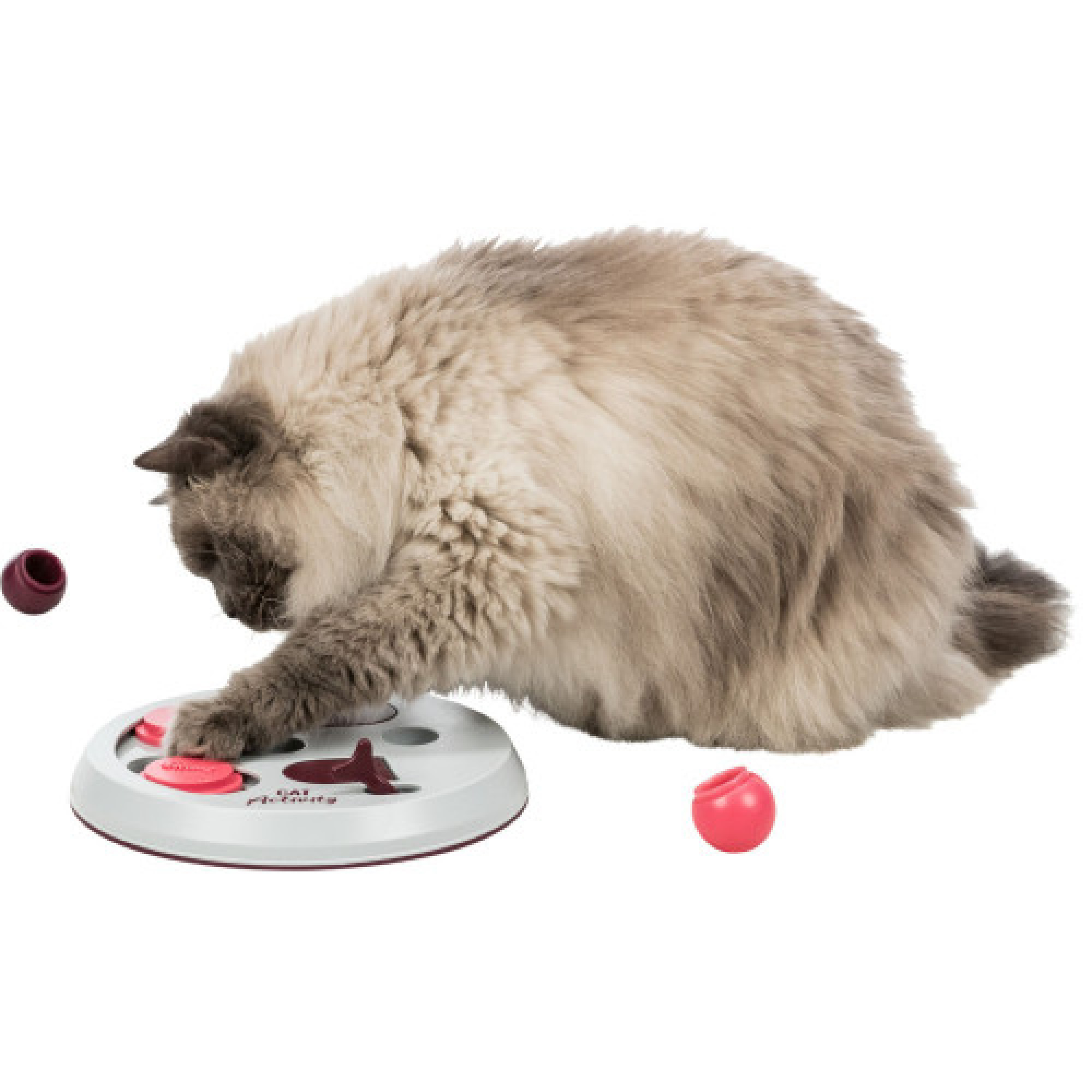 Игрушка Trixie для кошек: Интерактивный флип борд "Cat Activity Flip Board" (пластик, Ø 23 см)