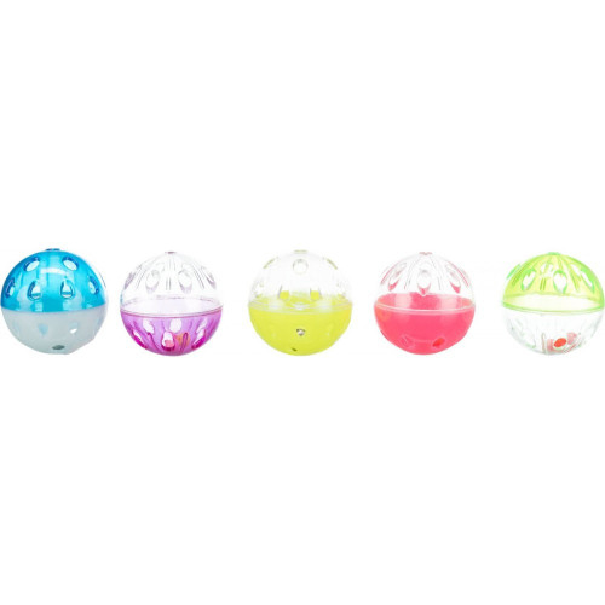 Игрушка Trixie Ball and Roll для кошек мяч и валик с погремушкой 4,5 см