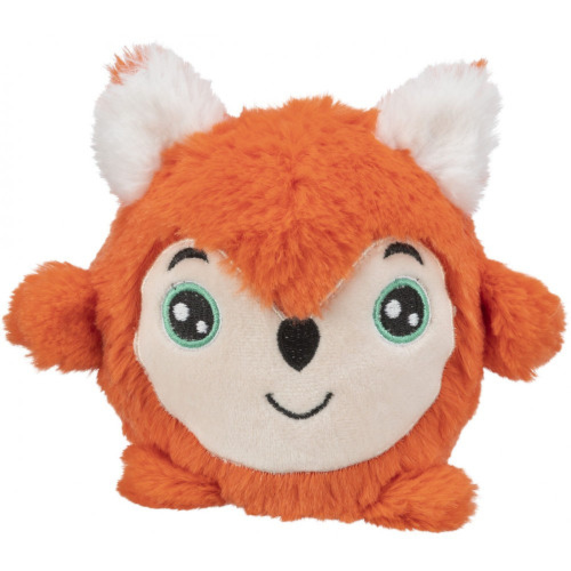 Игрушка Trixie для собак Лиса с эффектом памяти полиэстер оранжевая 11см