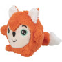 Игрушка Trixie для собак Лиса с эффектом памяти полиэстер оранжевая 11см
