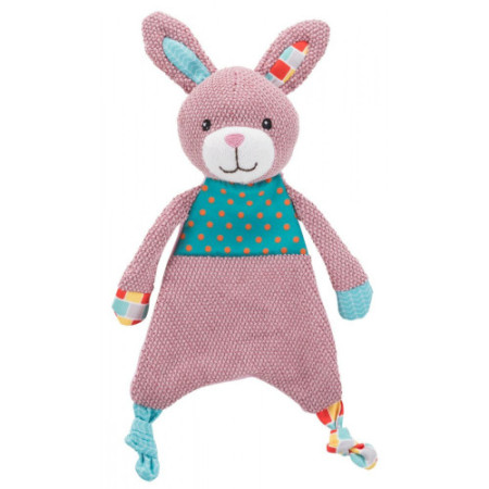 Іграшка Trixie Junior для цуценят Кролик зі звуком і шелестом фольги текстиль/плюш 28 см Іграшка Trixie Junior для цуценят Кролик зі звуком і шелестом фольги текстиль/плюш 28 см