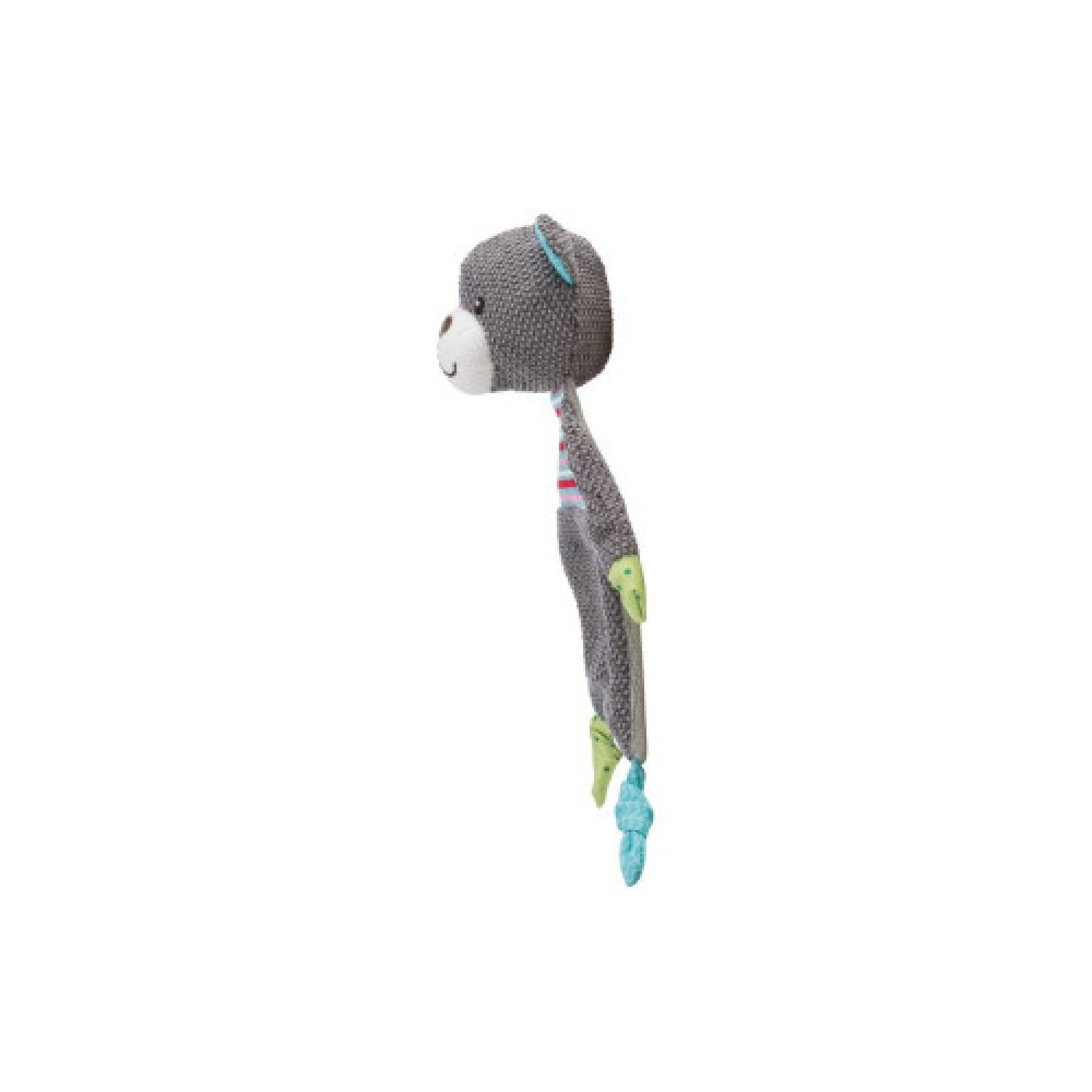 Игрушка Trixie Junior для собак Медведь со звуком и шелестом фольги ткань/плюш 28 см